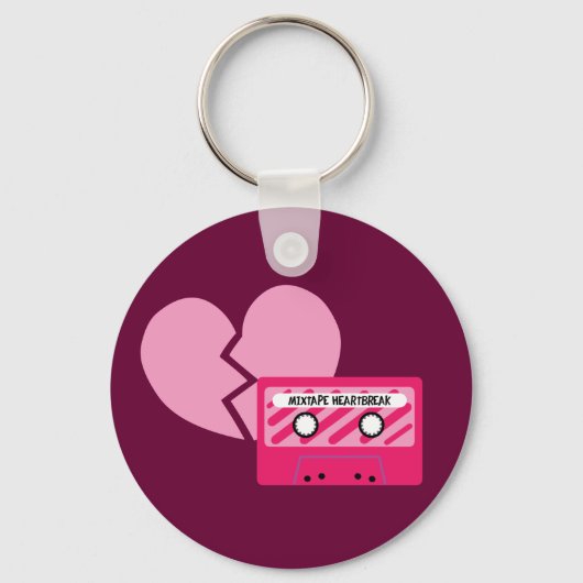 Porte-clés Coeur de bande Mix (Recto)