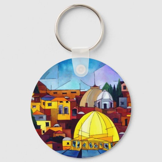 PORTE-CLÉS COEUR DE JERUSALEM (Recto)