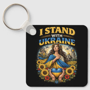 Porte-clés Cœur de l'Ukraine