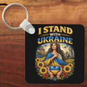 Porte-clés Cœur de l'Ukraine (Recto)