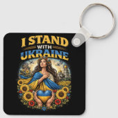Porte-clés Cœur de l'Ukraine (Dos)