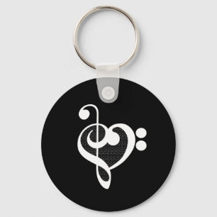 Porte-clés Coeur de musique - I Love Music