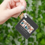 Porte-clés Coeur de script mignon moderne multi photo meilleu<br><div class="desc">Coeur de script mignon moderne multi photo meilleurs amis triptyque cadeau</div>