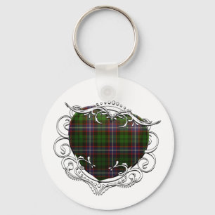 Porte-clés Coeur de tartan de Russell