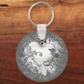 Porte-clés Coeur décoratif (Verso)