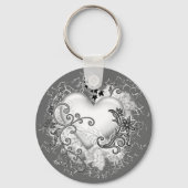 Porte-clés Coeur décoratif (Verso)