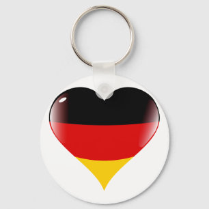Porte-clés Coeur Deutschland