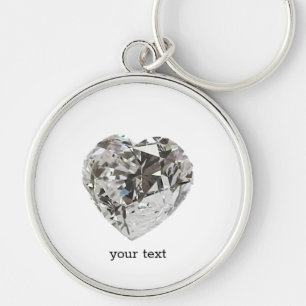 Porte-clés Coeur diamant