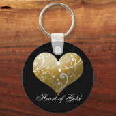 Porte-clés Coeur d'or (Recto)