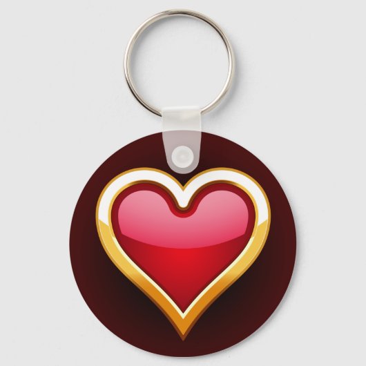 PORTE-CLÉS COEUR D'OR CADÉ (Recto)