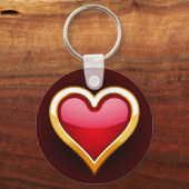 PORTE-CLÉS COEUR D'OR CADÉ (Recto)