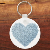 Porte-clés Coeur doux | Saupoudrer bébé (Verso)