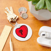 Porte-clés Coeur du clavier