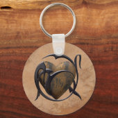 Porte-clés Coeur en cage (Recto)