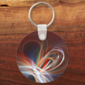 Porte-clés coeur en feu (Recto)