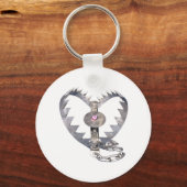 Porte-clés Coeur enveloppant de l'ours (Recto)
