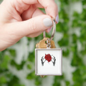 Porte-clés Coeur Et Mains - Squelette Mains Coeur (main)