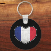 Porte-clés Coeur français (Recto)