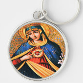 Porte-clés Coeur immaculé de Marie (Devant)