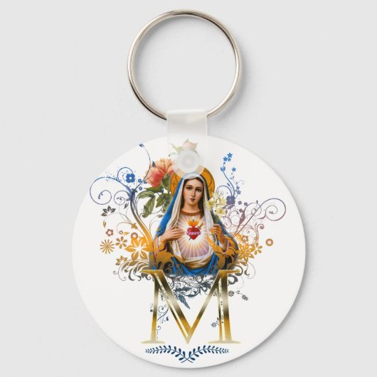 Porte-clés Coeur immaculé de Marie (Recto)