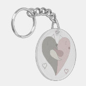Porte-clés Coeur Inséparable (Devant gauche)
