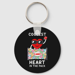 Porte-clés Coeur le plus frais dans le pack amusant Valentine