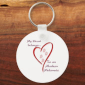 Porte-clés Coeur malamué de l'Alaska (Recto)