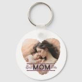 Porte-clés Coeur, meilleure maman jamais (Recto)