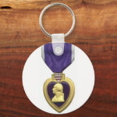 Porte-clés Coeur pourpre (Recto)