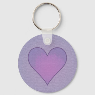 Porte-clés Coeur pourpre