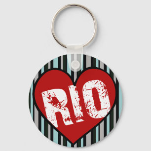 Porte-clés coeur rio de janeiro