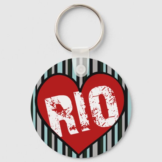 Porte-clés coeur rio de janeiro (Recto)