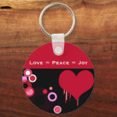 Porte-clés Coeur rouge (Recto)