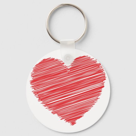 Porte-clés Coeur rouge (Recto)