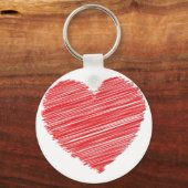 Porte-clés Coeur rouge (Recto)