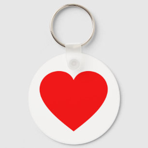 Porte-clés Coeur rouge clair