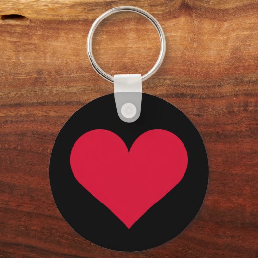 Porte-clés Cœur Saint Valentin Amour Cœur (Recto)
