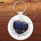 Porte-clés Coeur Tartan Swan (Recto)