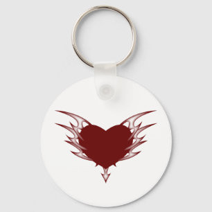 Porte-clés coeur tribal