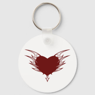 Porte-clés coeur tribal