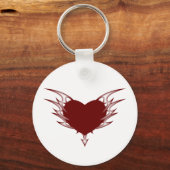 Porte-clés coeur tribal (Recto)