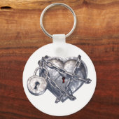 Porte-clés Coeur verrouillé (Recto)