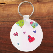 Porte-clés Coeurs (Recto)