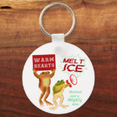 Porte-clés Cœurs Chauds Fondent la Glace (Recto)