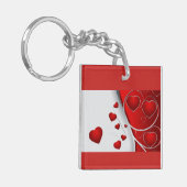PORTE-CLÉS **COEURS D'AMOUR** **PORTE - CLÉ** (Devant gauche)