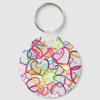 Porte-clés Coeurs de bonbons
