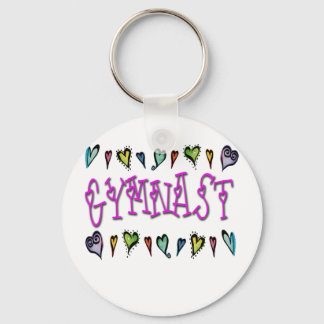 Porte-clés Coeurs de gymnaste