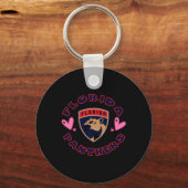 Porte-clés Cœurs de la Saint-Valentin des Panthers de la Flor (Recto)