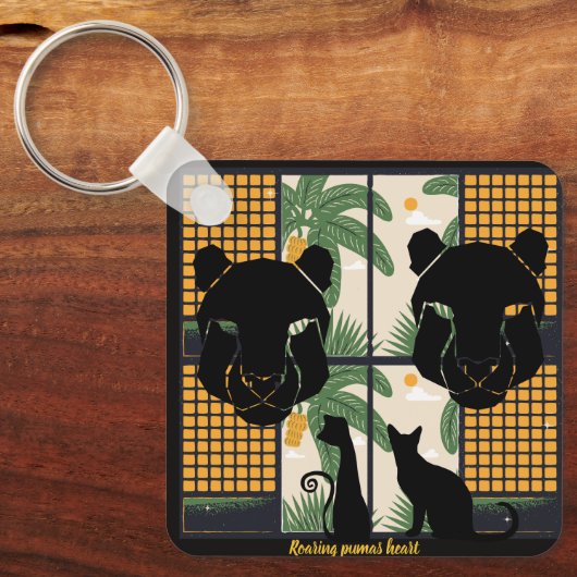 Porte-clés Coeurs de pomme (Recto)