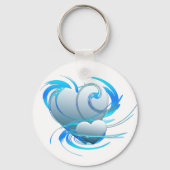 Porte-clés Coeurs de tourbillon (Recto)